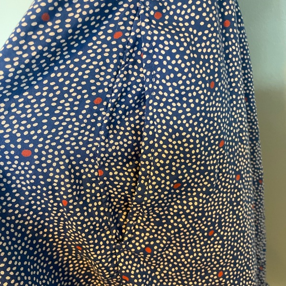 Lucky Brand Mila wrap surplice puff sleeve ruffle mini dress - Picture 8 of 9